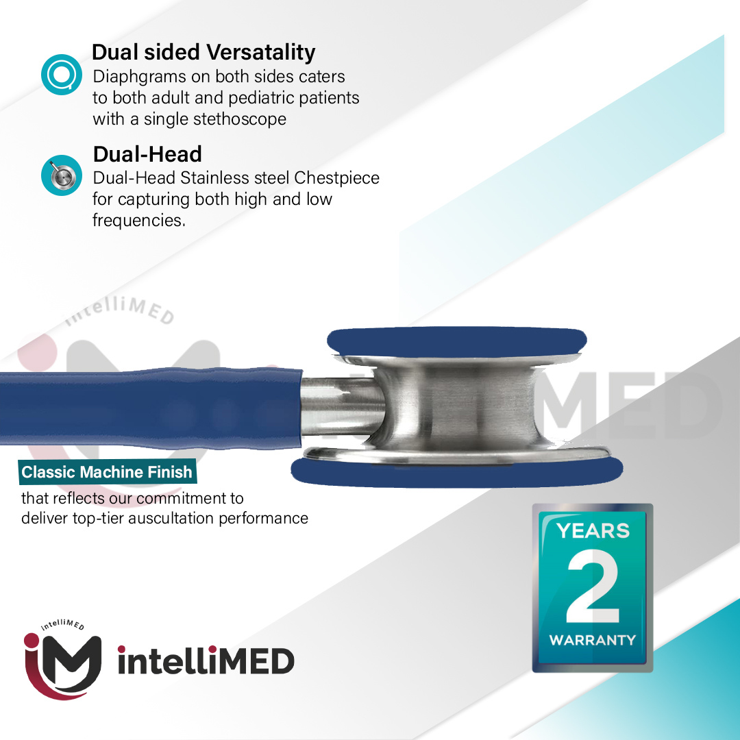 intelliMED ProCardio Stethoscope with Refined sound, sensitivity & Clarity, 2 Years Warranty