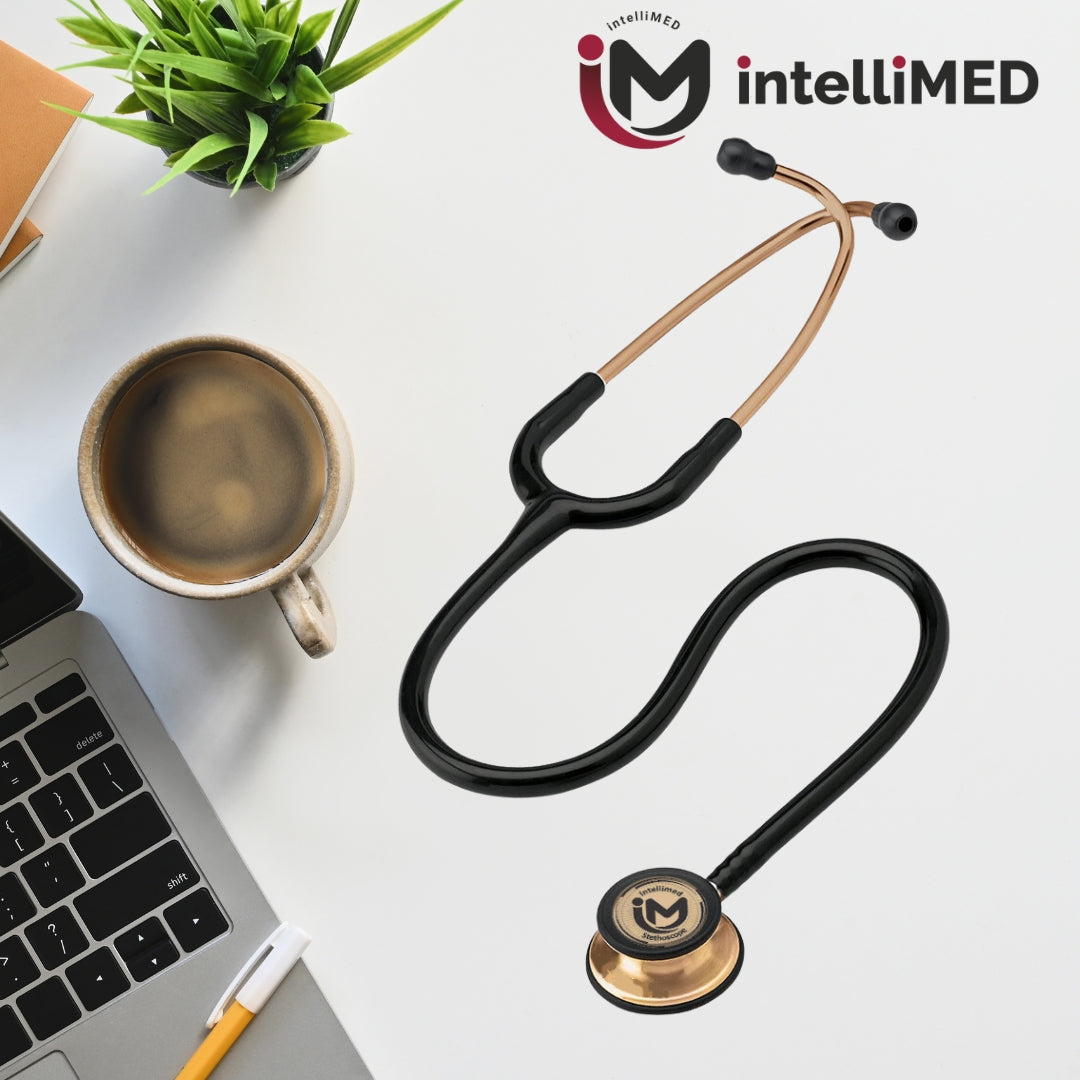 intelliMED Ultrascope Stethoscope, Distinctive Copper Edition, Stethoscope with Refined sound, sensitivity & Clarity, 1 Year Warranty