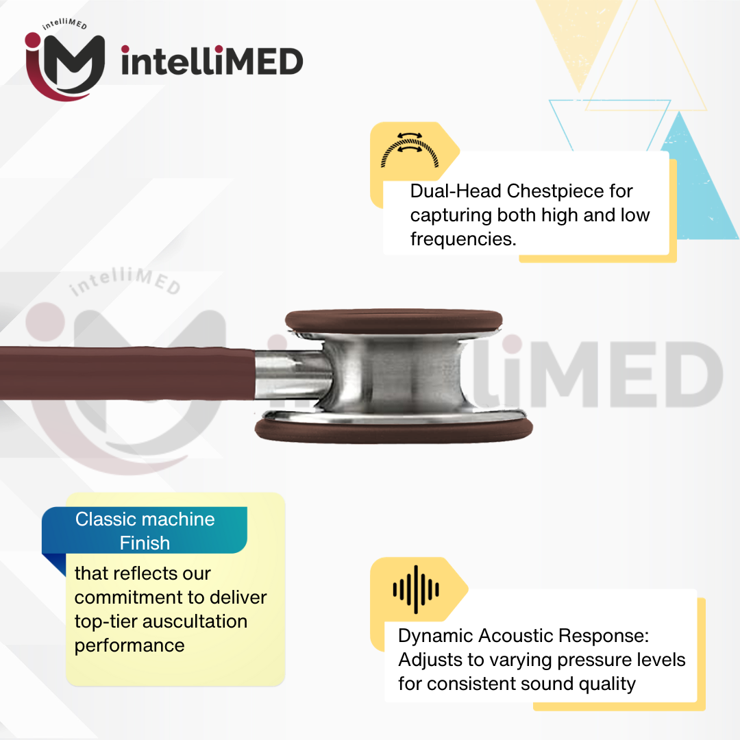 intelliMED Ultrascope Stethoscope with Refined sound, sensitivity & Clarity, 1 Year Warranty