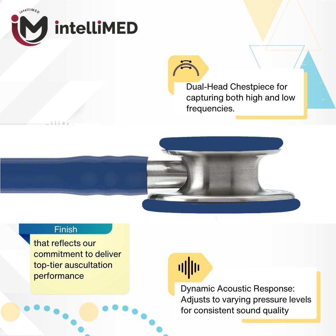 intelliMED Ultrascope Stethoscope with Refined sound, sensitivity & Clarity, 1 Year Warranty