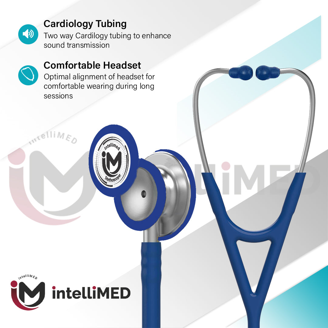 intelliMED ProCardio Stethoscope with Refined sound, sensitivity & Clarity, 2 Years Warranty