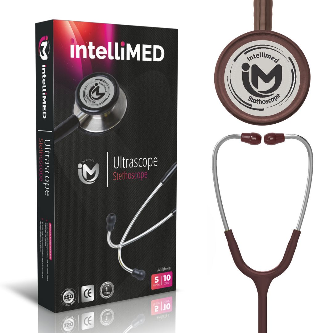 intelliMED Ultrascope Stethoscope with Refined sound, sensitivity & Clarity, 1 Year Warranty