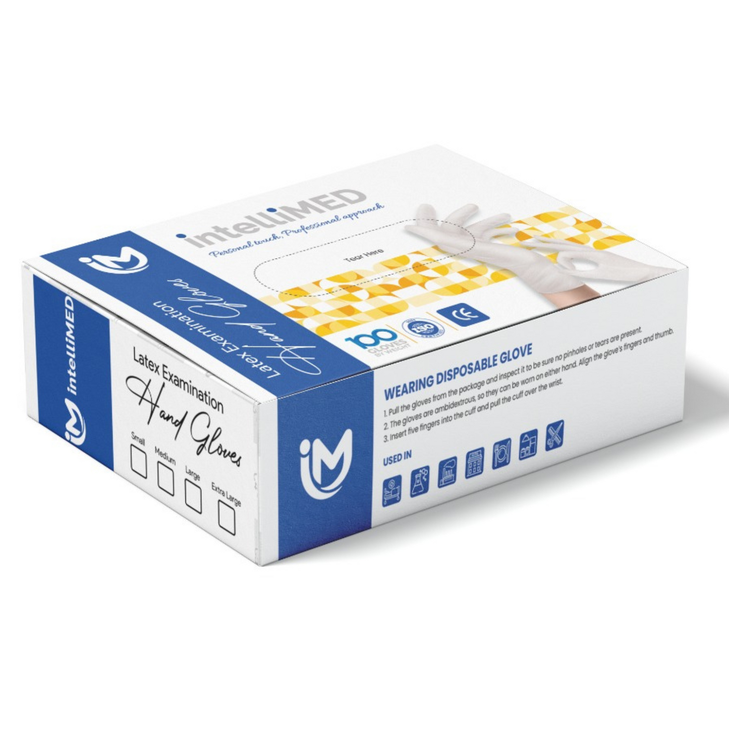 intelliMED Next-Gen Latex Exam Gloves