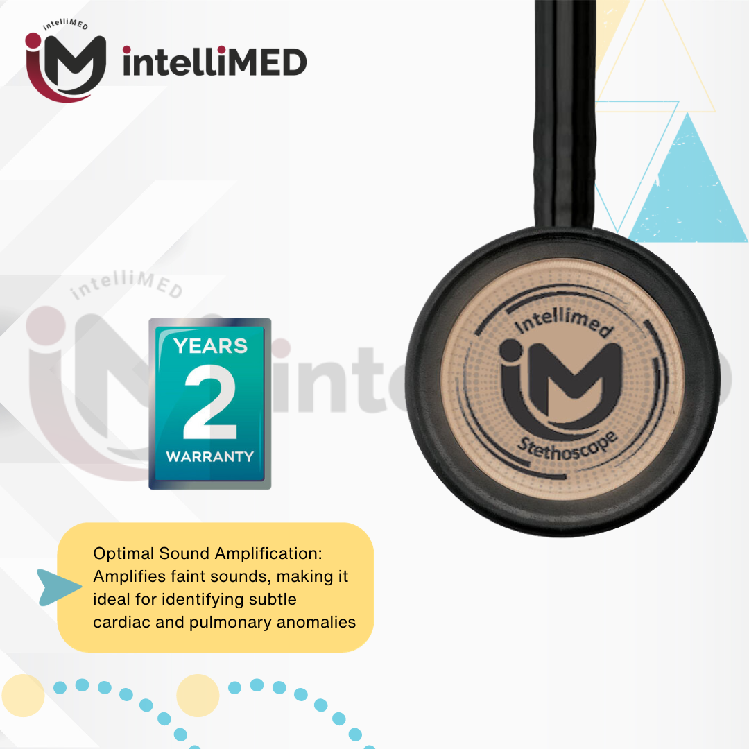 intelliMED Ultrascope Stethoscope, Distinctive Copper Edition, Stethoscope with Refined sound, sensitivity & Clarity, 1 Year Warranty