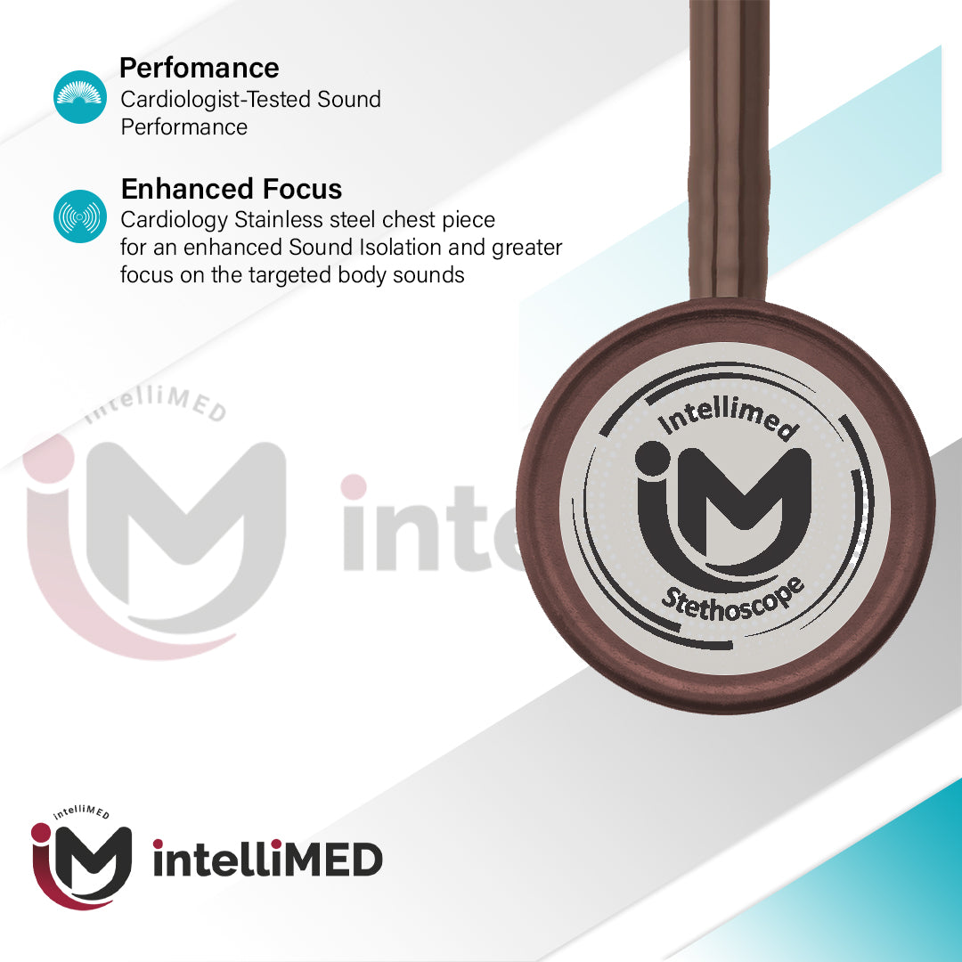 intelliMED ProCardio Stethoscope with Refined sound, sensitivity & Clarity, 2 Years Warranty