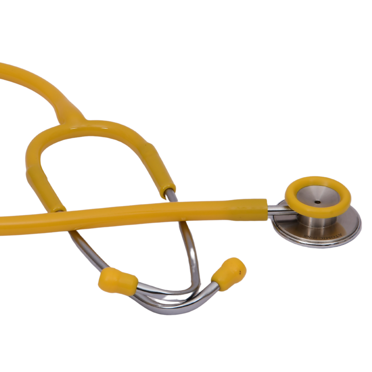 intelliMED Atomic II-SS Stethoscope, Dual head Stainless Steel Stethoscope with enhanced acoustic Clarity, 1 Year Warranty