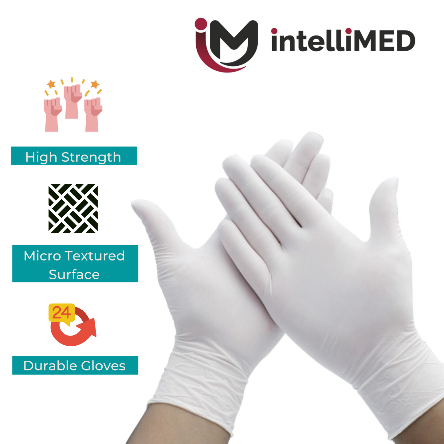 intelliMED Next-Gen Latex Exam Gloves