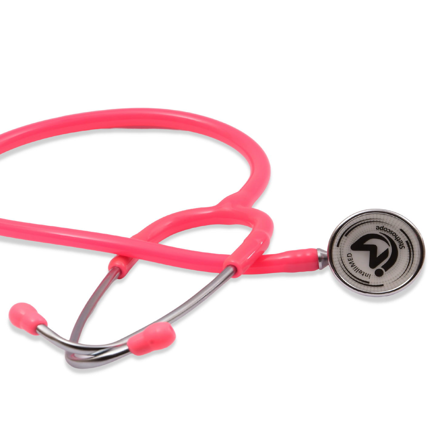 intelliMED Atomic II-SS Stethoscope, Dual head Stainless Steel Stethoscope with enhanced acoustic Clarity, 1 Year Warranty