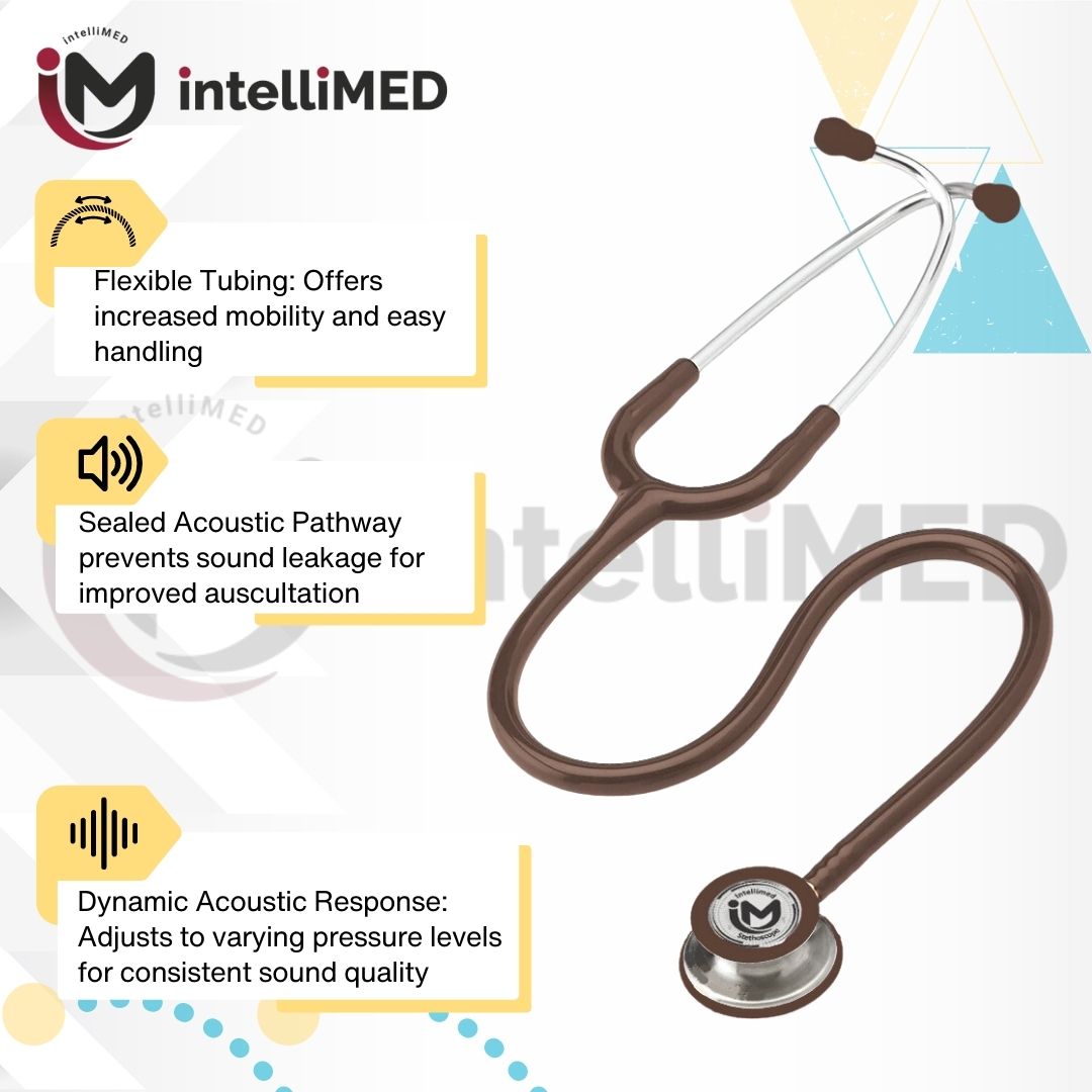 intelliMED Ultrascope Stethoscope with Refined sound, sensitivity & Clarity, 1 Year Warranty
