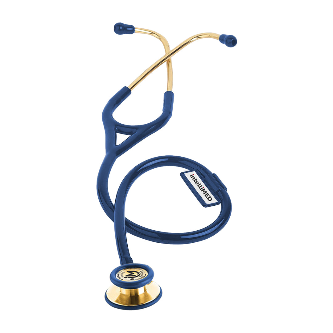 intelliMED ProCardio Stethoscope, French Gold Edition, Stethoscope with Refined sound, sensitivity & Clarity, 2 Years Warranty