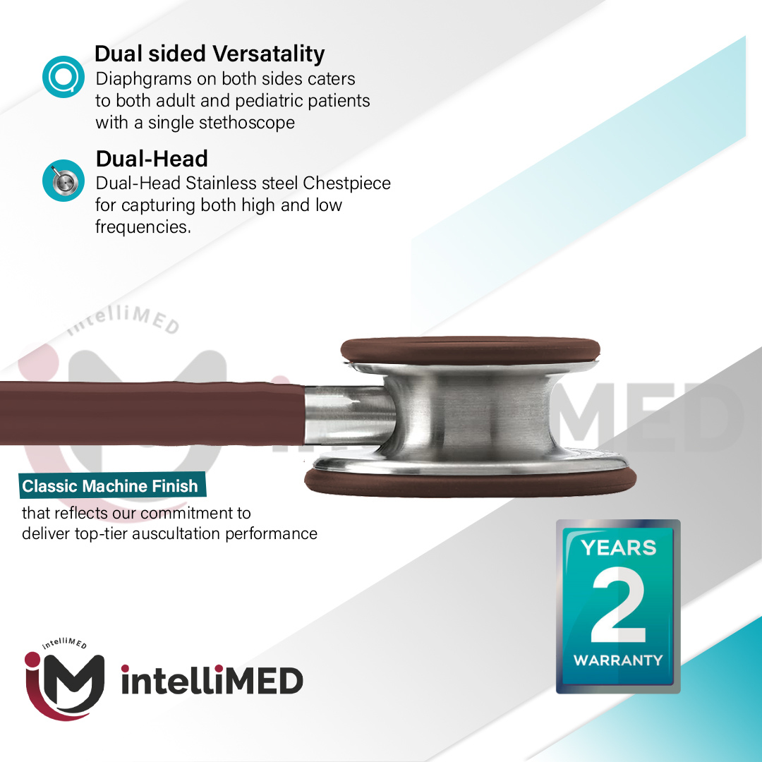 intelliMED ProCardio Stethoscope with Refined sound, sensitivity & Clarity, 2 Years Warranty