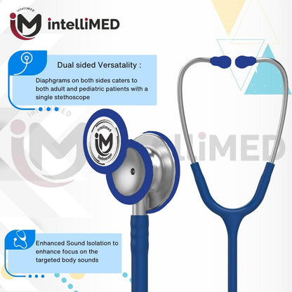 intelliMED Ultrascope Stethoscope with Refined sound, sensitivity & Clarity, 1 Year Warranty