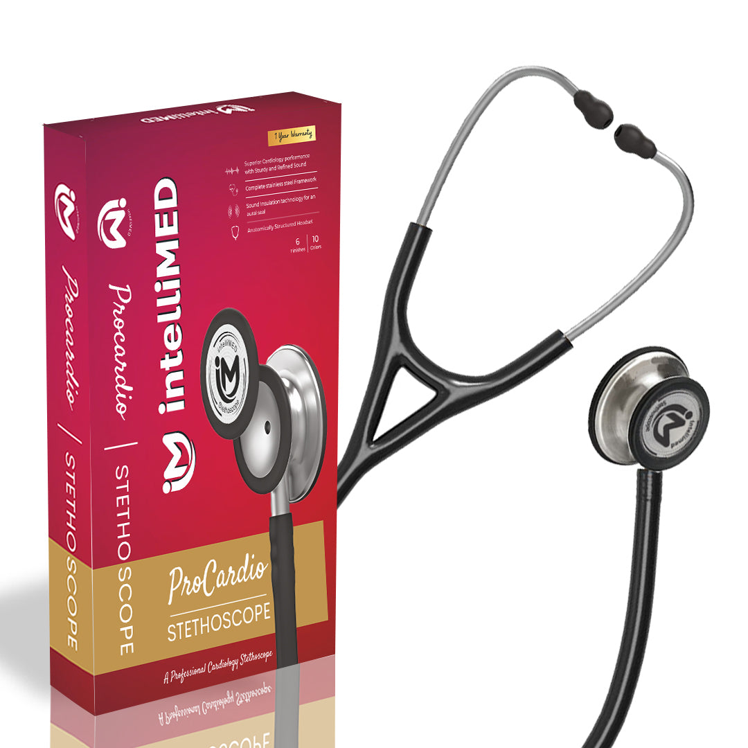 intelliMED ProCardio Stethoscope with Refined sound, sensitivity & Clarity, 2 Years Warranty