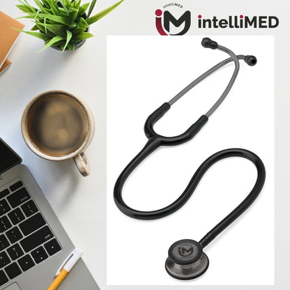 intelliMED Ultrascope Stethoscope, Smoke Grey Edition, Stethoscope with Refined sound, sensitivity & Clarity, 1 Year Warranty