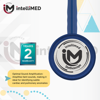 intelliMED Ultrascope Stethoscope, Smoke Grey Edition, Stethoscope with Refined sound, sensitivity & Clarity, 1 Year Warranty