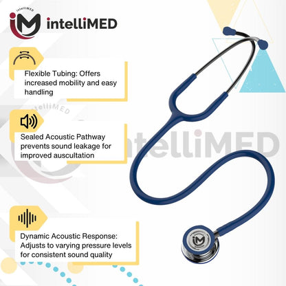 intelliMED Ultrascope Stethoscope with Refined sound, sensitivity & Clarity, 1 Year Warranty