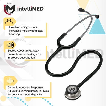 intelliMED Ultrascope Stethoscope with Refined sound, sensitivity & Clarity, 1 Year Warranty