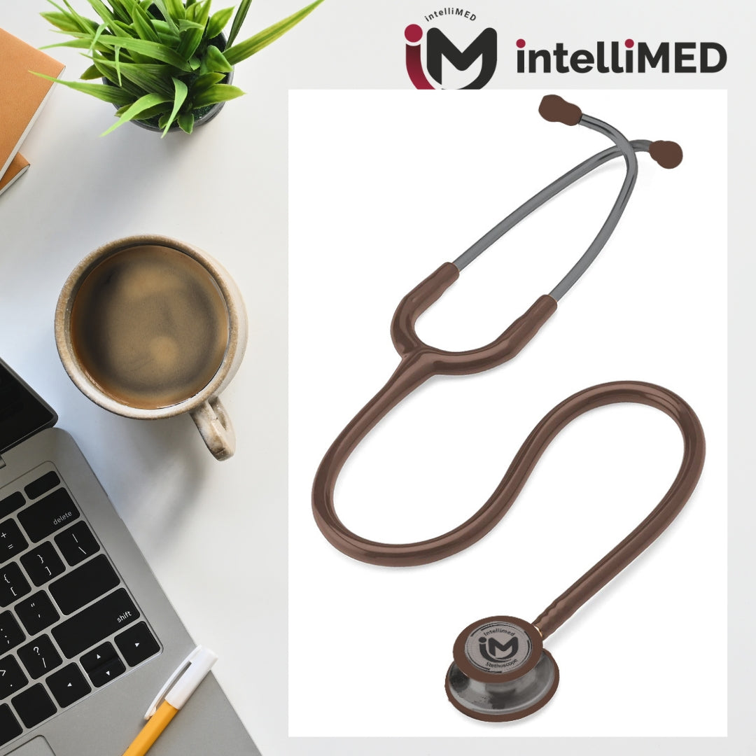 intelliMED Ultrascope Stethoscope, Smoke Grey Edition, Stethoscope with Refined sound, sensitivity & Clarity, 1 Year Warranty