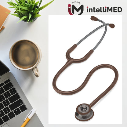 intelliMED Ultrascope Stethoscope, Smoke Grey Edition, Stethoscope with Refined sound, sensitivity & Clarity, 1 Year Warranty