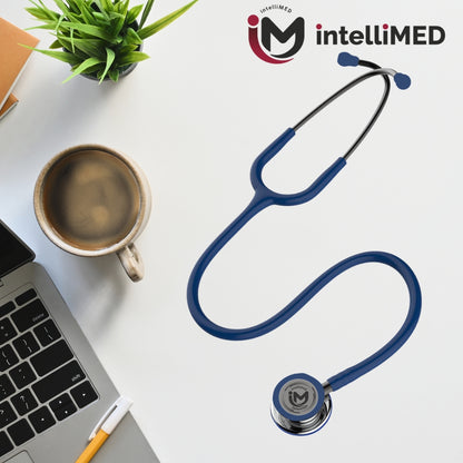intelliMED Ultrascope Stethoscope, Smoke Grey Edition, Stethoscope with Refined sound, sensitivity & Clarity, 1 Year Warranty